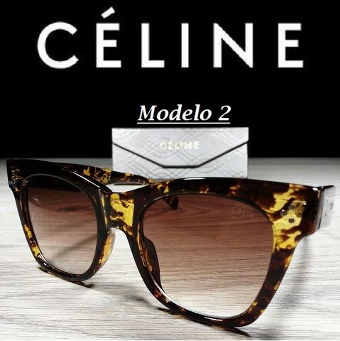 Óculos Feminino Céline Quadrado 5689 com Proteção UV - Foto 3