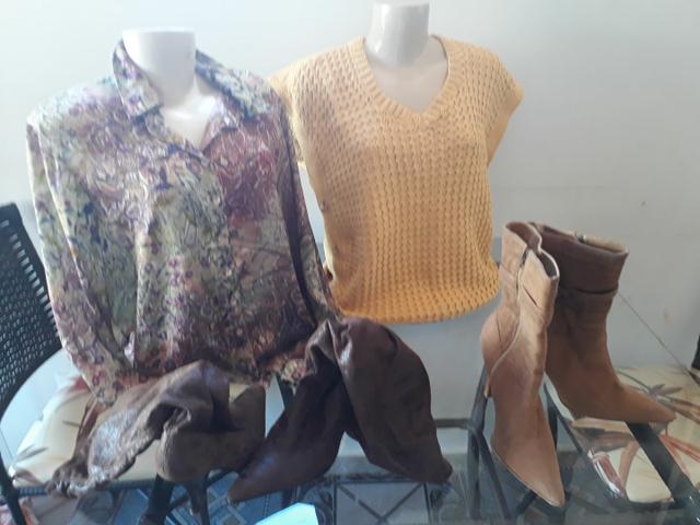 Roupas sapatos seminovos lindos - Foto 4