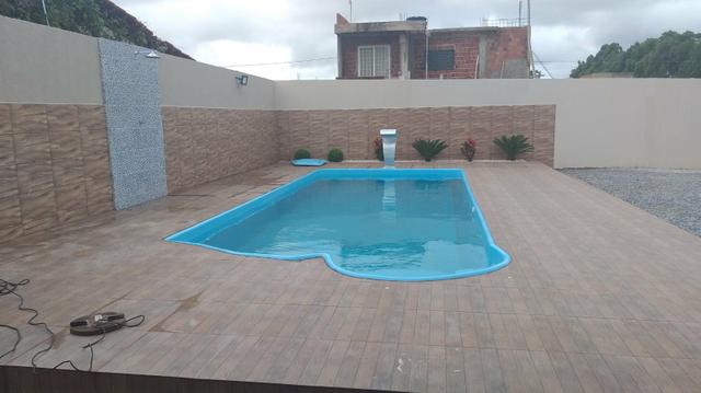 Piscina de fibra 9.20x3.80 com hidromassagem e Leds grátis!!! - Foto 3