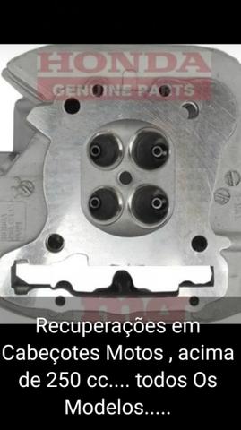 RECUPERAÇÕES CABEÇOTES MOTOR ACIMA DE 250 CC..