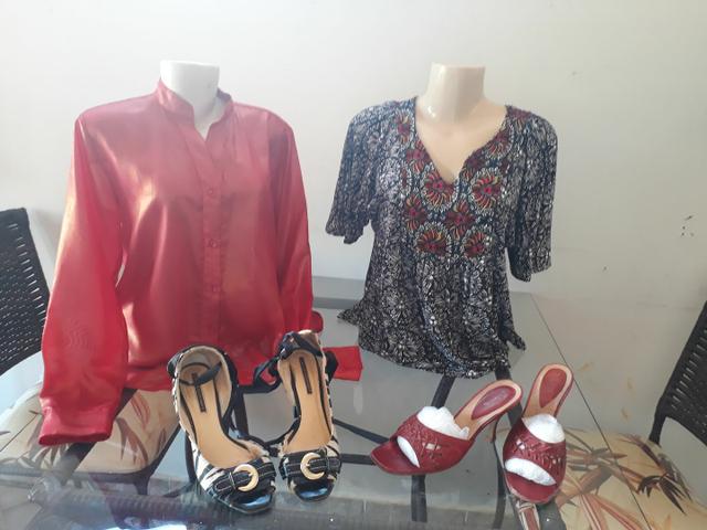 Roupas sapatos seminovos lindos - Foto 5