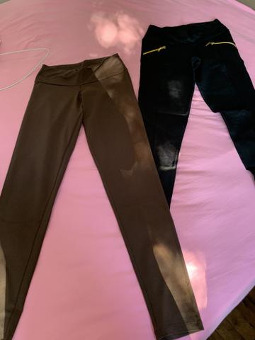 2 Leggings tamanho P/M - Foto 2
