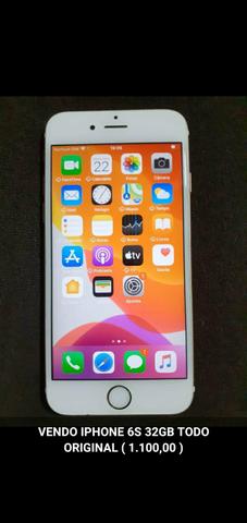 VENDO iPhone 6s 32GB todo original.