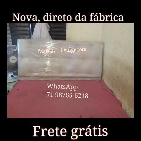 Cabeceira painel Lux casal nova em Suede
