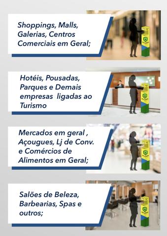 Totem Dispenser Automático Álcool Gel - Foto 4