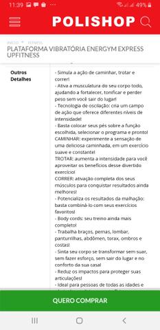 Plataforma vibratória polishop - Foto 3