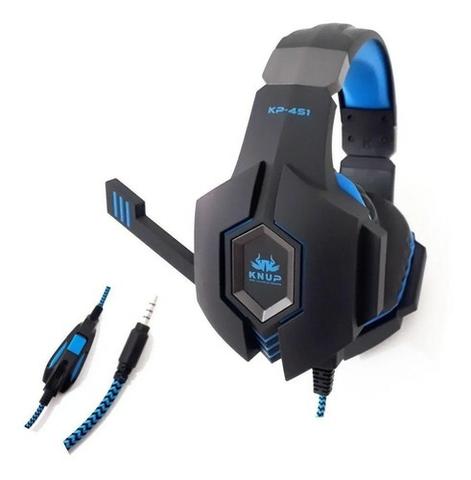 Headset Gamer Knup Kp-451 Fone Celular Xbox One Ps4 P2