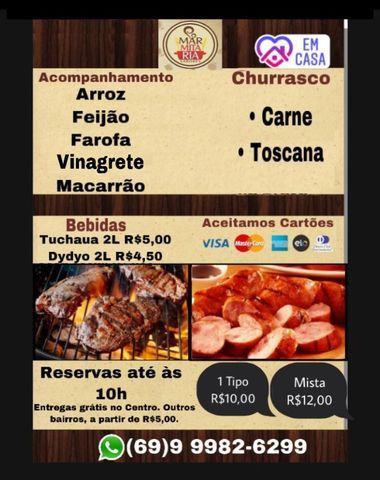 Churrasco na brasa