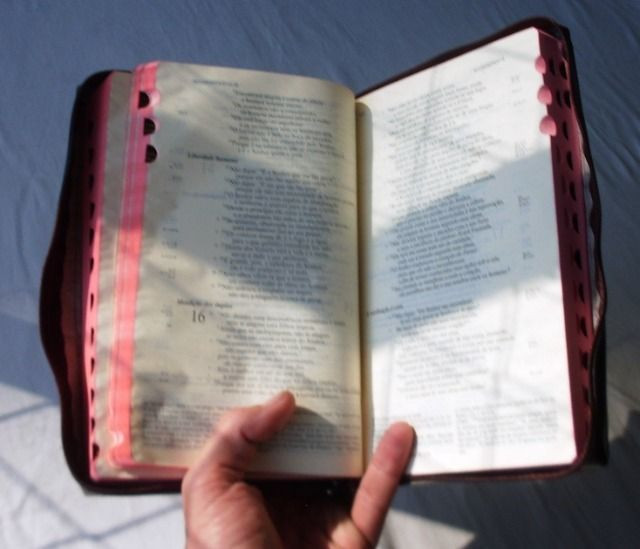Livro Religioso - Bíblia de Jerusalém - Capa de Couro Com Zíper - 2001 - Foto 6