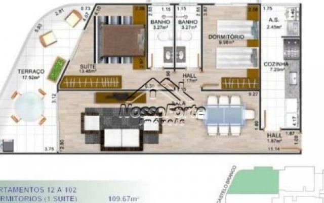 Lançamento Apartamento de frente para o mar no Jardim Real em Praia Grande - Foto 3