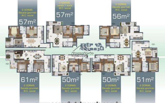 Lançamento Apartamento na Mirim em Praia Grande - Foto 10