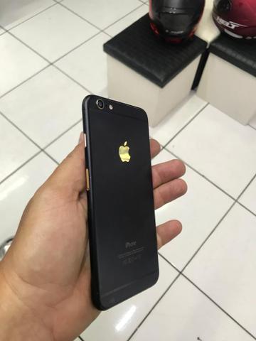 I phone 6 plus 64g preto e dourado edição limitada - Foto 4