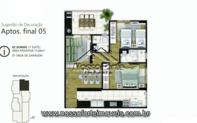 Lançamento Apartamento no Canto do Forte em Praia Grande - Foto 9
