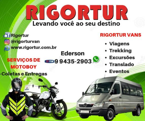 Van para festas, viagens, turismo e Motoboy