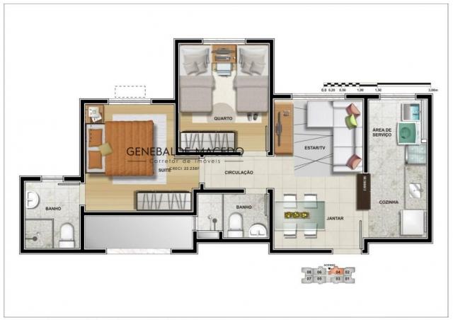 Apartamento, Lagoa Salgada, Feira de Santana-BA