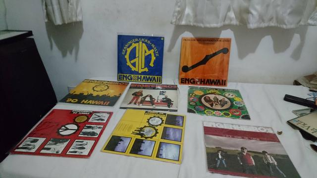 Discos de vinil dos Engenheiros do Hawai de 1985 até 1993