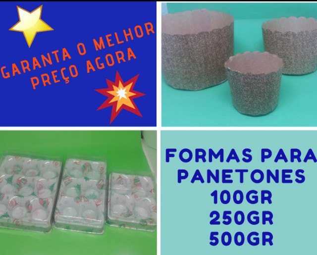 Formas para fazer panetone