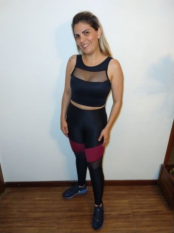 Roupas de Ginástica-Conjuntos-Camisetas - Foto 3