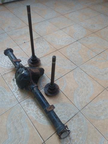 Carcaça do eixo traseiro canela grossa do jipe Willy e pontas de eixo meia vida - Foto 4