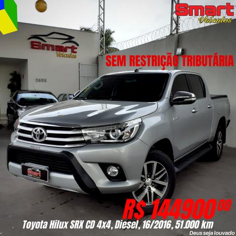 Smart Veículos - TOYOTA Hilux SRX 4x4, 16/2016, 51.256 Km. R$ 144.900,00
