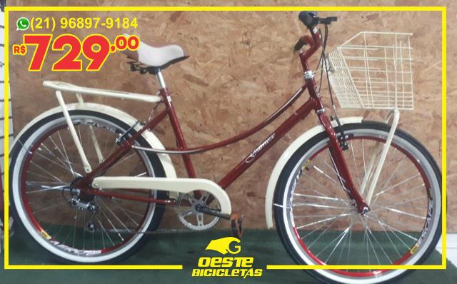 Bicicleta retro com marcha