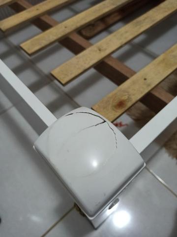 Cama Solteiro branca 100% Mdf - Foto 3