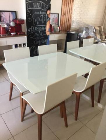 Mesa Lar Shopping, com 4 cadeiras Smarçaro! Top de Linha!