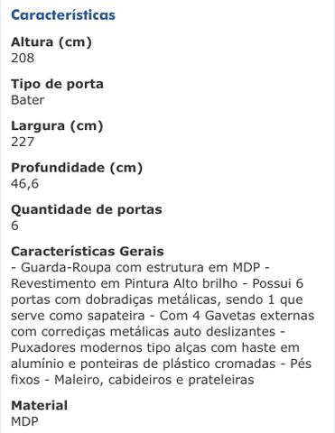 Guarda roupa casal - Foto 3
