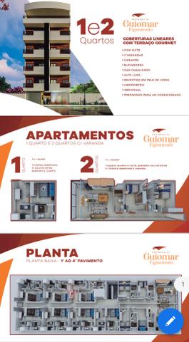 Oportunidade, Apartamento de 1Q 75 mil 2Q 175mil cobertura 250 mil - Foto 2