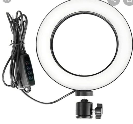 Luz Iluminador Ring Light 6 Polegadas Kp-pl16 Knup 72 Led - Foto 4