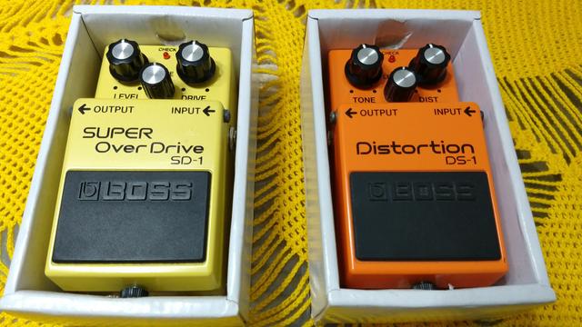 Pedal Boss Distortion DS-1 na caixinha, excelente estado. SOMENTE O DISTORTION