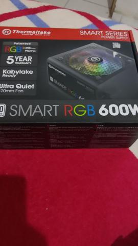 Fonte thermaltak smart rgb 600w nova