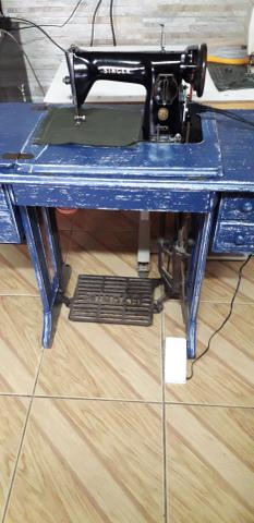 Maquina de costura reta, costura couro, com motor 110V novo - Foto 2