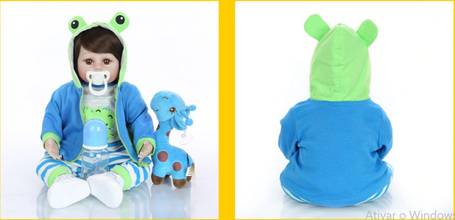 Bebe Reborn Keiumi 18 polegadas - Foto 4