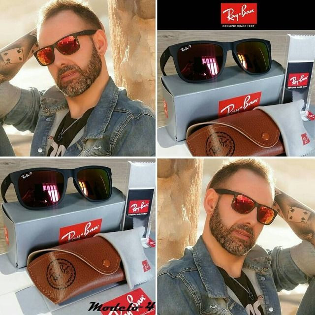 Óculos RayBan Justin 4165 100% Polarizado - Foto 4