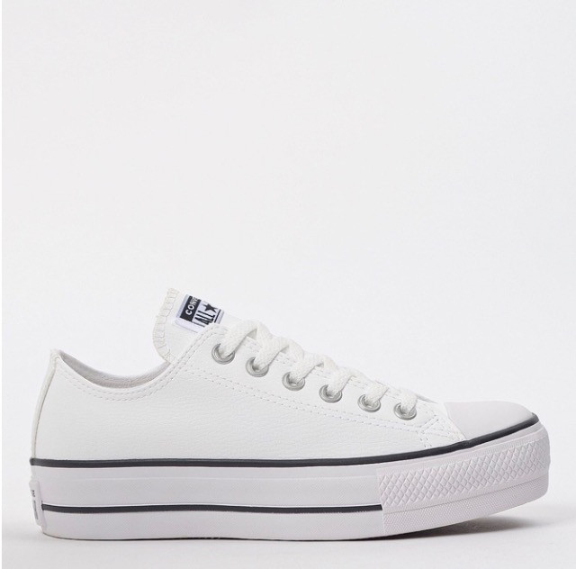 all star branco plataforma alta