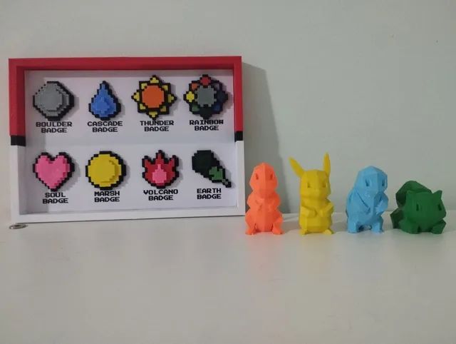 Pulseiras Pokemons iniciais de Kanto