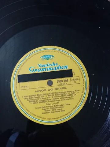 Raríssimo Disco de vinil dos hinos do Brasil de 1974 - Foto 4
