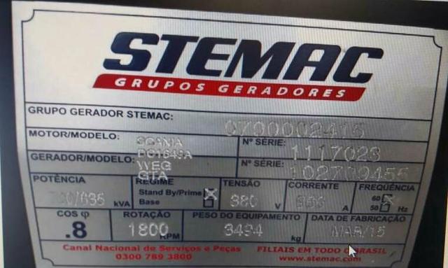 Usina de 5 geradores em paralelismo motor SCANIA - Foto 3
