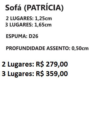Sofá Conjunto 2 e 3 Lugares Patrícia - Foto 2