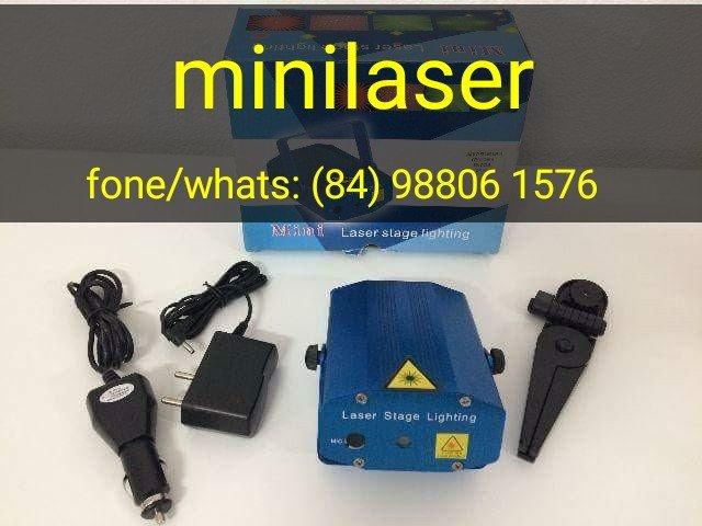 Mini laser verde iluminação
