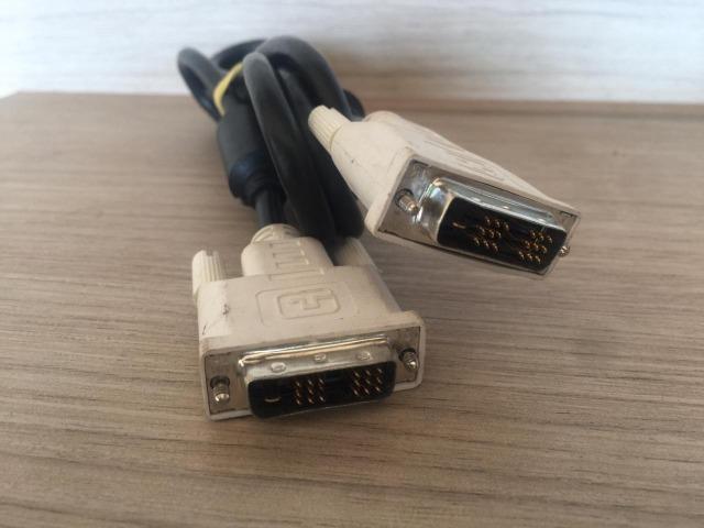 Cabo Monitor Padrão Dvi X Dvi 1,60m Metros 18 pinos - Foto 3