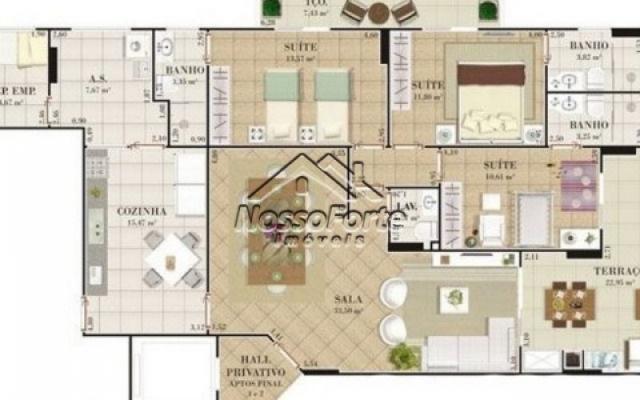 Apartamento no Canto do Forte em Praia Grande - Foto 15