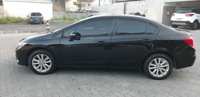 Honda Civic LXR - preto 2014/ automático/ Gnv16m - Foto 2