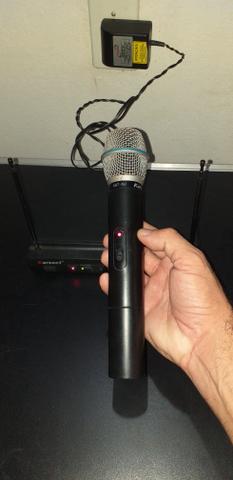 Microfone sem fio uhf
