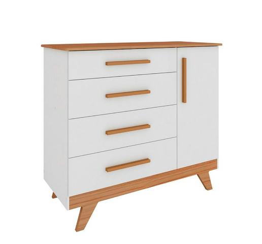 Frete Grátis* Quarto de Bebê Armário, Cômoda e Berço - Confort Retrô *NOVO - Foto 3