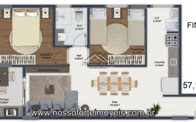 Lançamento Apartamento na Mirim em Praia Grande - Foto 12