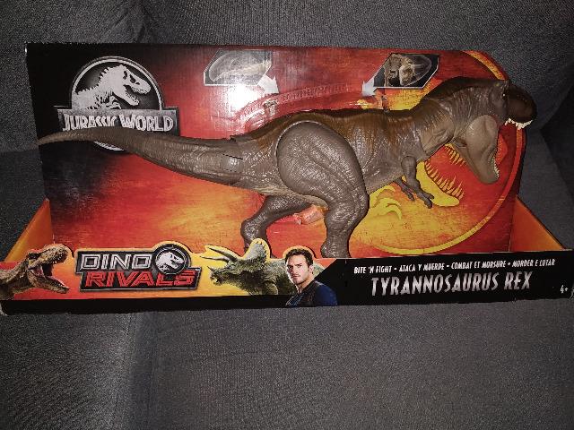 Jurassic World Tyrannosaurus Rex De Batalha - Mattel - Foto 3