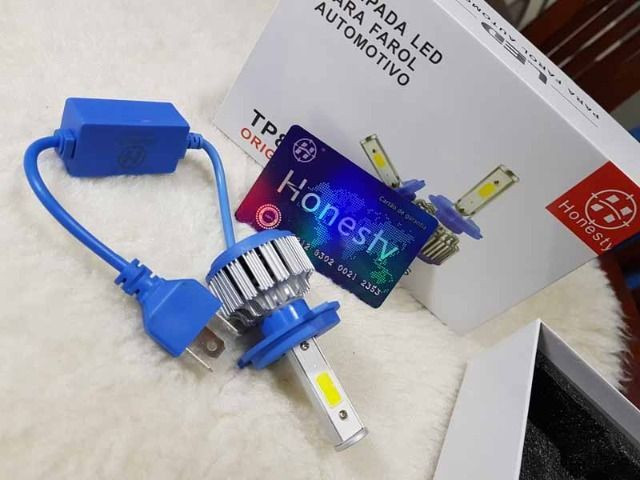 Lampada LED Farol H4 4100LM de potencia 36W com Cooler (Uma Unidade/Moto) - Foto 12