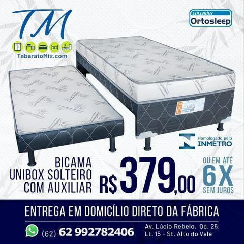 Qualidade Garantida Pelo Inmetro! Unibox Solteiro com Auxiliar